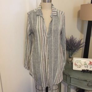 CP Shades Linen Tunic, size Small